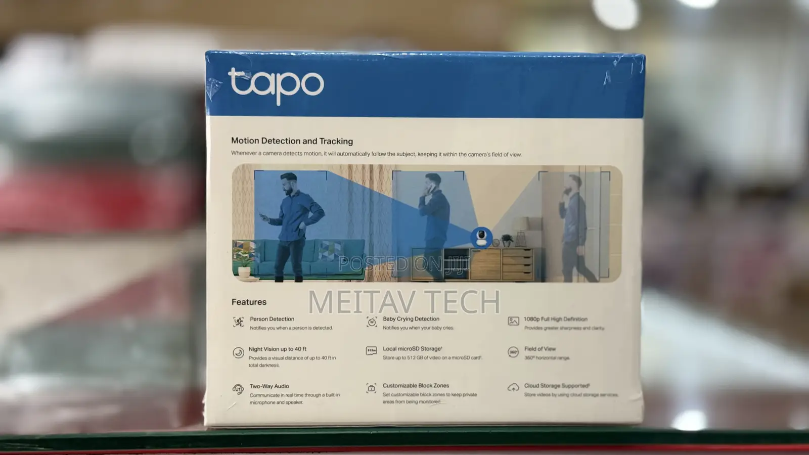Tapo Pantilt 1080p Resolution Smart Security Camera