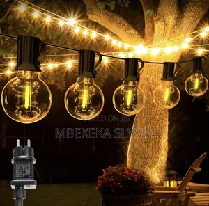 Outdoor Christmas Lights 10m-20bulbs Warm Yellow/ in and Outdoor Light