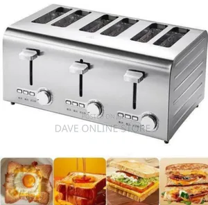 Stainless Steel 4-Slice Toaster With Independent Controls
