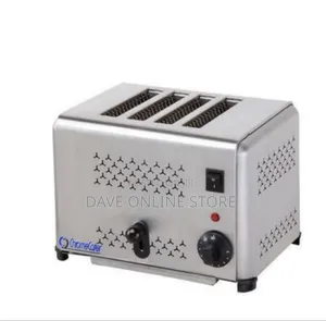 Chromecater Heavy-Duty 4-Slot Commercial Toaster