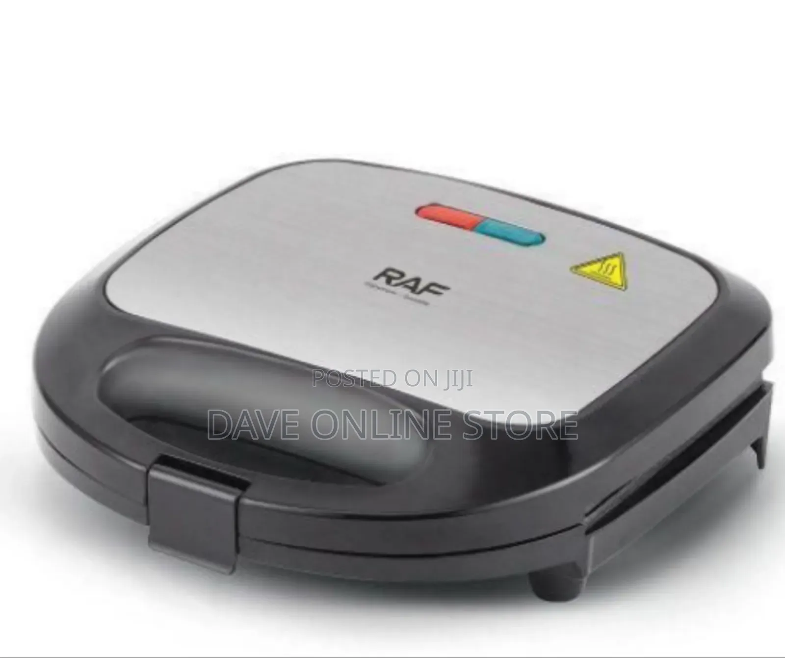 Raf 2-Slice Electric Sandwich Maker With Non-Stick Plates