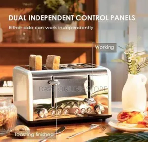 Retro-Inspired Bread Toaster