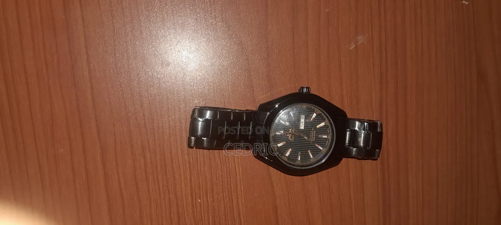 Omega Watch Black