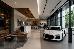 Modern Car Display Floor Wall Finishing Solutions
