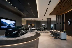 Stylish Vehicle Showroom Interior Enhancement Solutions