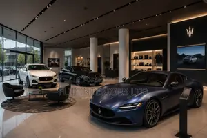 Elegant Vehicle Display Flooring Interior Finishing Services