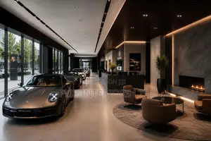Luxury Automobile Showroom Wall Panel Lighting Solutions