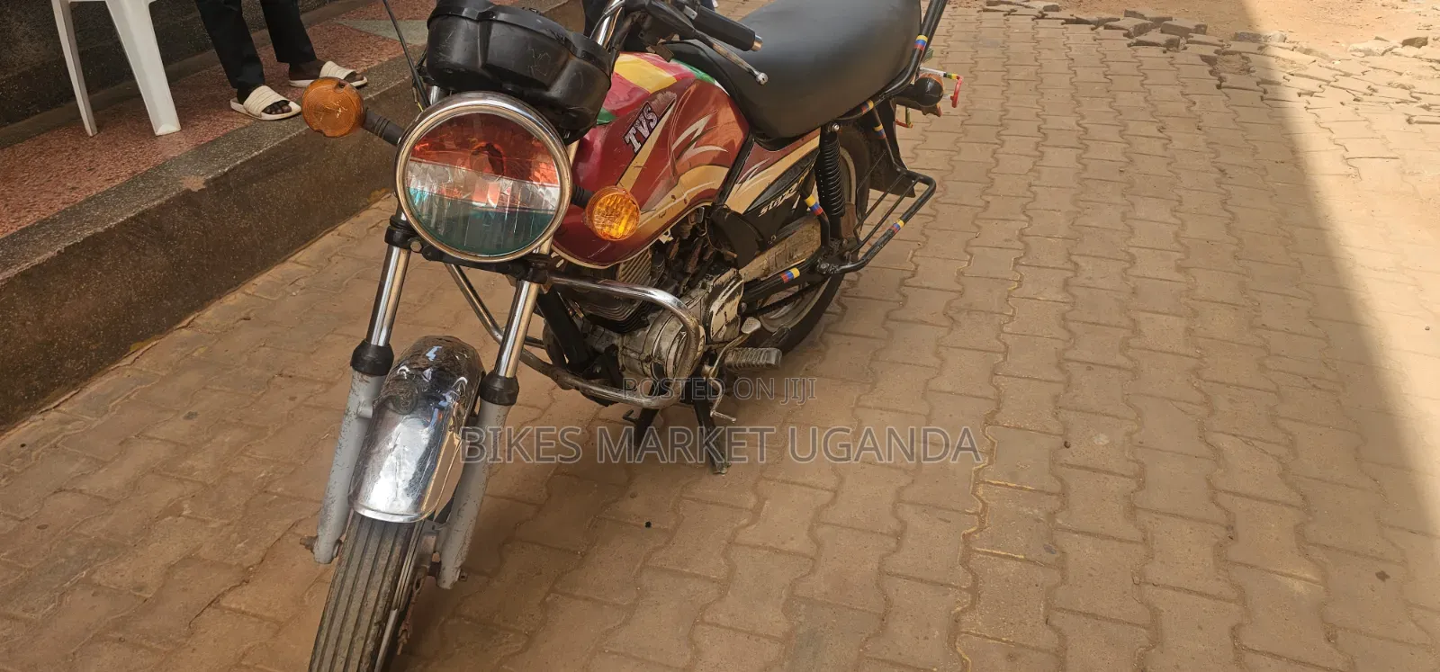 TVS XL 100 2017 Red