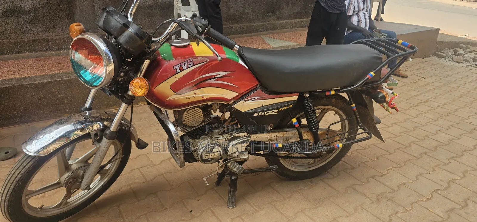 TVS XL 100 2017 Red