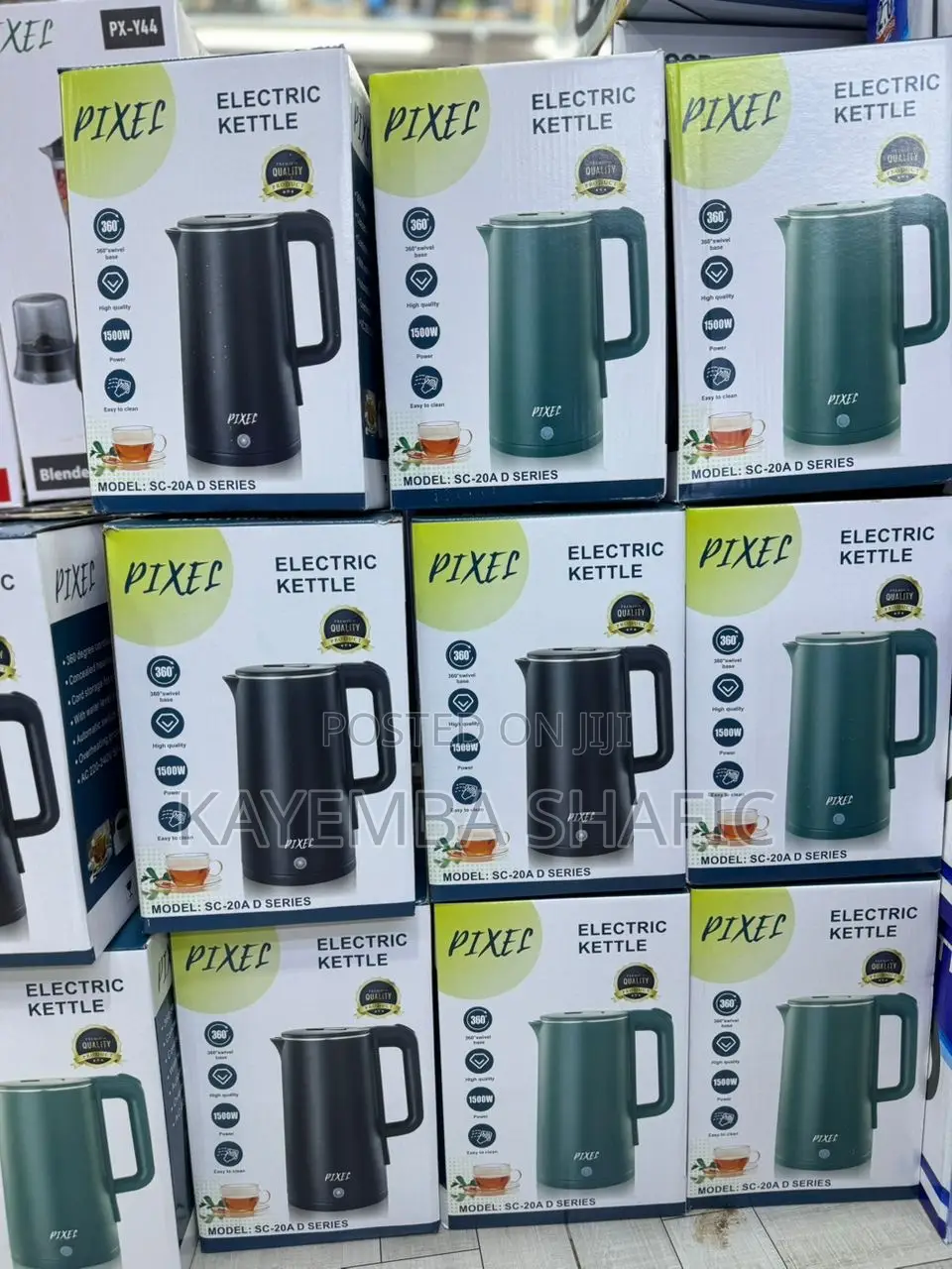 Pixel Cordless Electric Kettle Sc-20a Series - 2l / 2.5l
