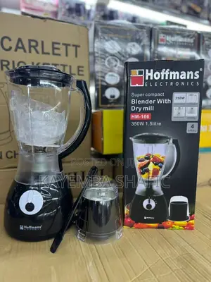 Hoffmans 2-in-1 Blender and Dry Mill Grinder (1.5l, 350w) – Brand New