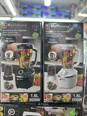 Brand New Hoffmans 2-in-1 Blender Dry Grinder (1.8l, 800w