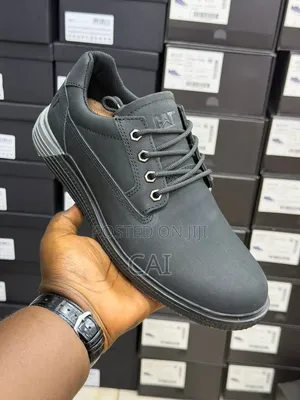 Caterpillar Brand Men's Casual Leather Lace-Up Shoes