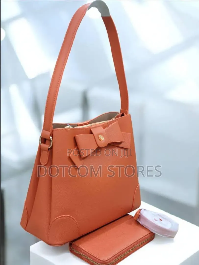 Chrisbella Faux Leather Shoulder Bag and Wallet Set