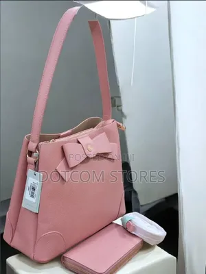 Chrisbella Faux Leather Shoulder Bag and Wallet Set
