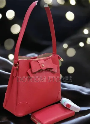 Chrisbella Faux Leather Shoulder Bag and Wallet Set