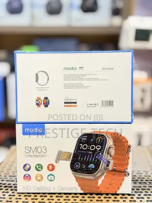 Modio Sm03 Smart Watch With Sim Card Support Built-in Camera