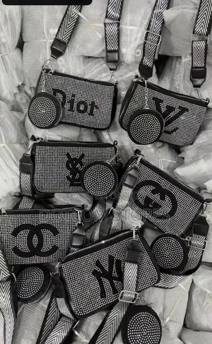 Crystal-Embellished Dior Shoulder Bag