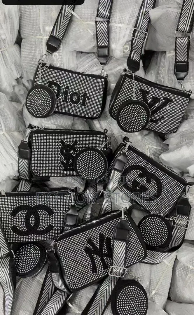 Crystal-Embellished Dior Shoulder Bag