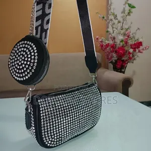 Crystal-Embellished Dior Shoulder Bag
