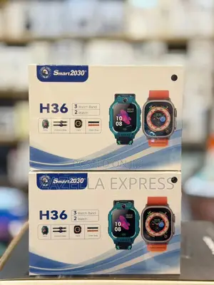 Smart2030 H36 2in1 Smart Watch , 2in1 Combo Pack, 2 Watches, 3 Strap