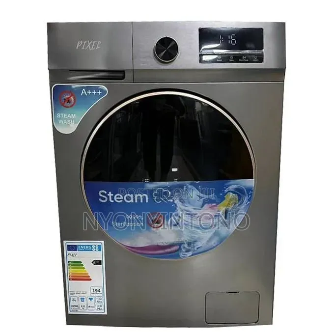 Pixel Top-Quality 8kg Front Loader Automatic Washing Machine