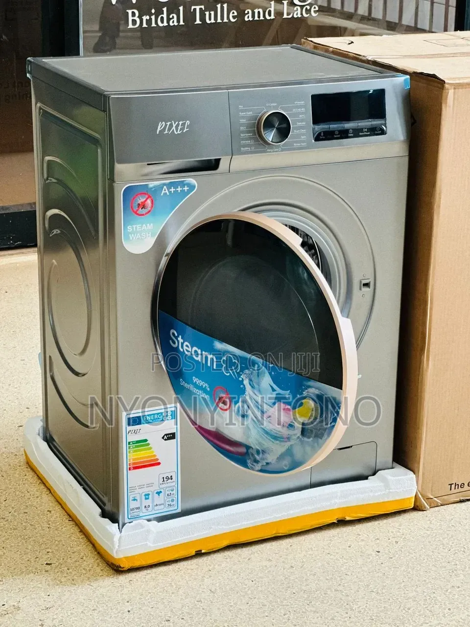Pixel Top-Quality 8kg Front Loader Automatic Washing Machine