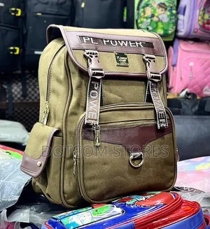Pl Power Vintage Canvas Backpack