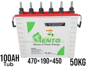 Tubular Battery Lead Acid 100ah/12volts