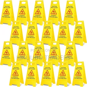 Caution Wet Floor Sign Yellow Wet Floor Double Sided Signs