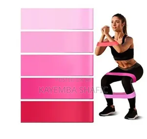Resistance Bands Set of 5 Natural Latex Workout