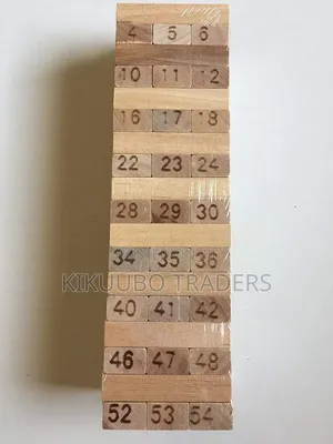 Blocks, 54 Wooden Pieces