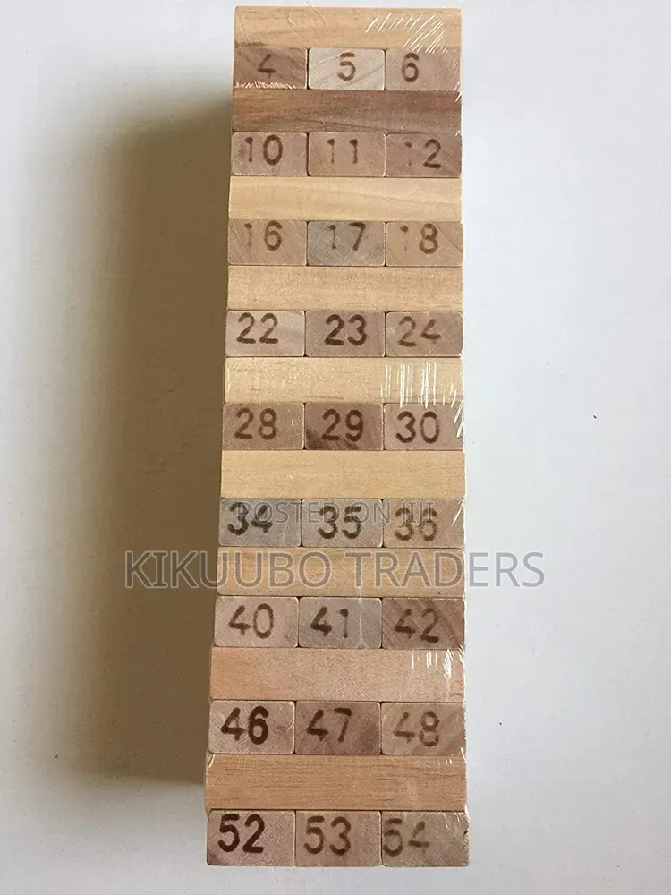Blocks, 54 Wooden Pieces