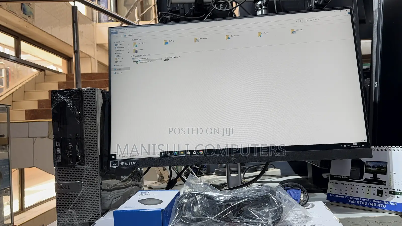 Desktop Computer Dell OptiPlex 3050 8GB Intel Core i5 HDD 500GB