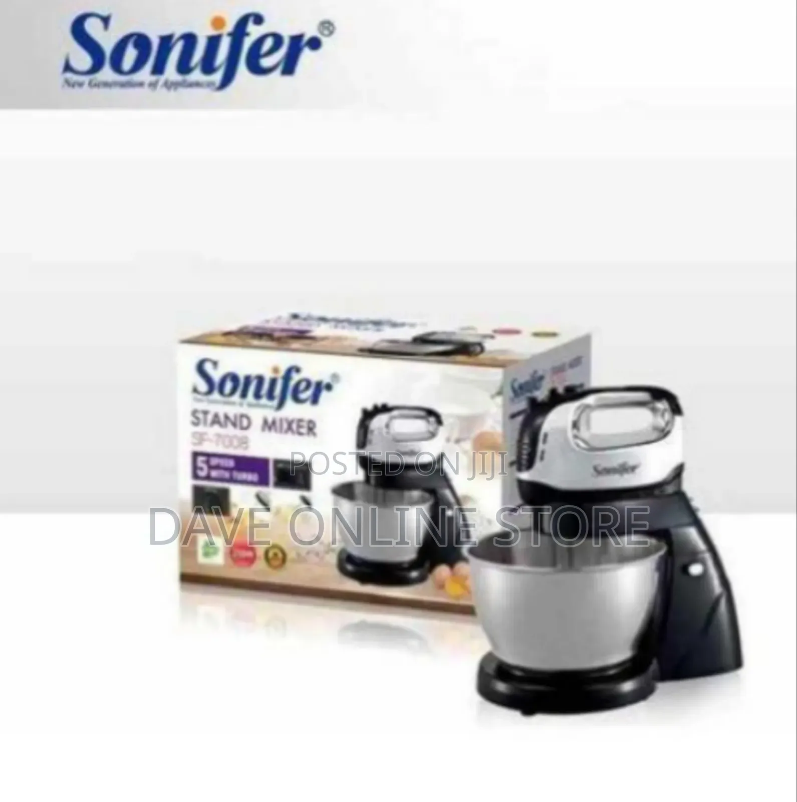 Sonifer 4l Electric Dough Hand Stand Mixer