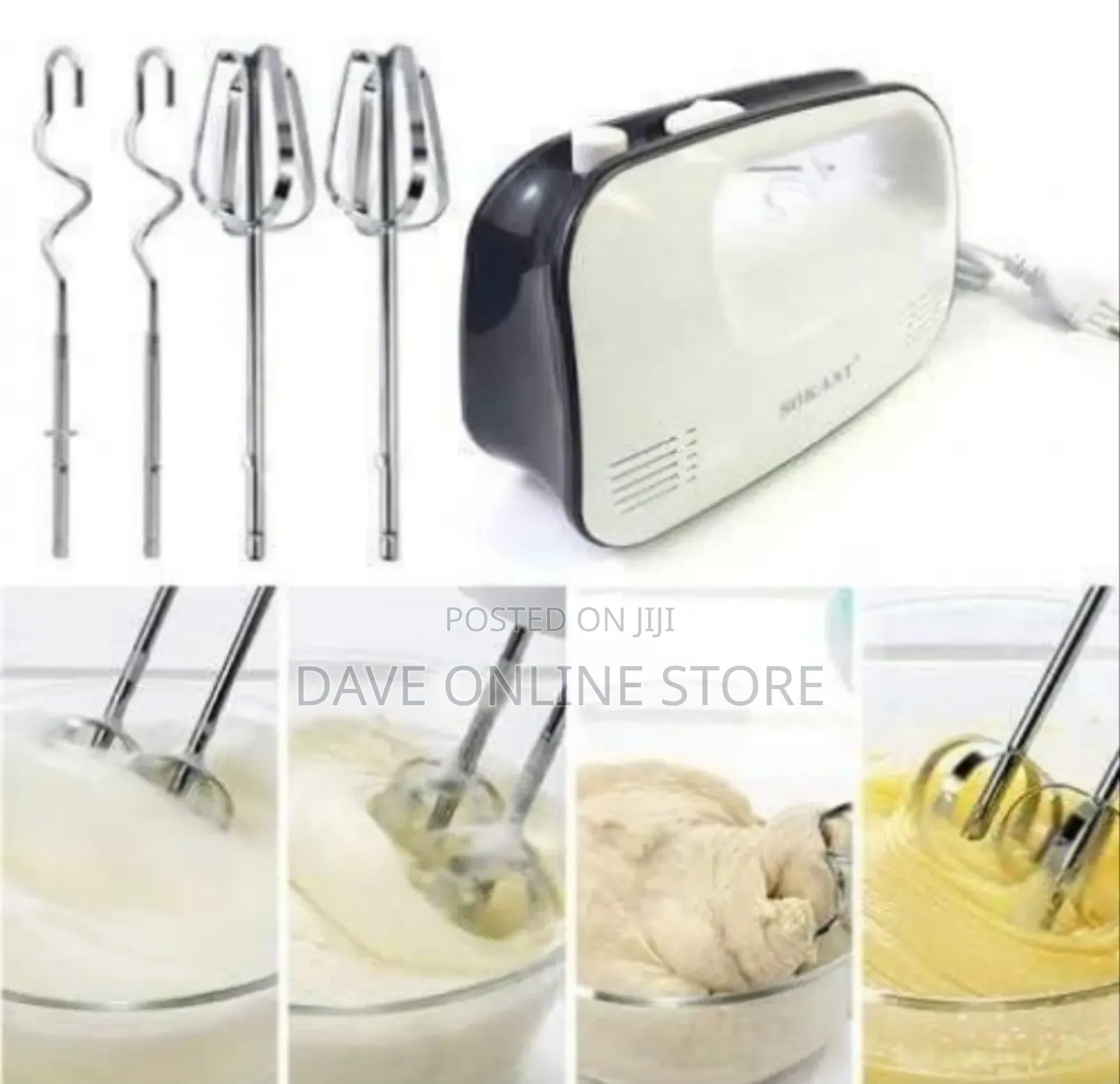 Sokany Handheld Electric Mixer for Baking and Cooking
