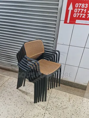 Retro Black Cafeteria Plastic Chairs Plastic Chairs