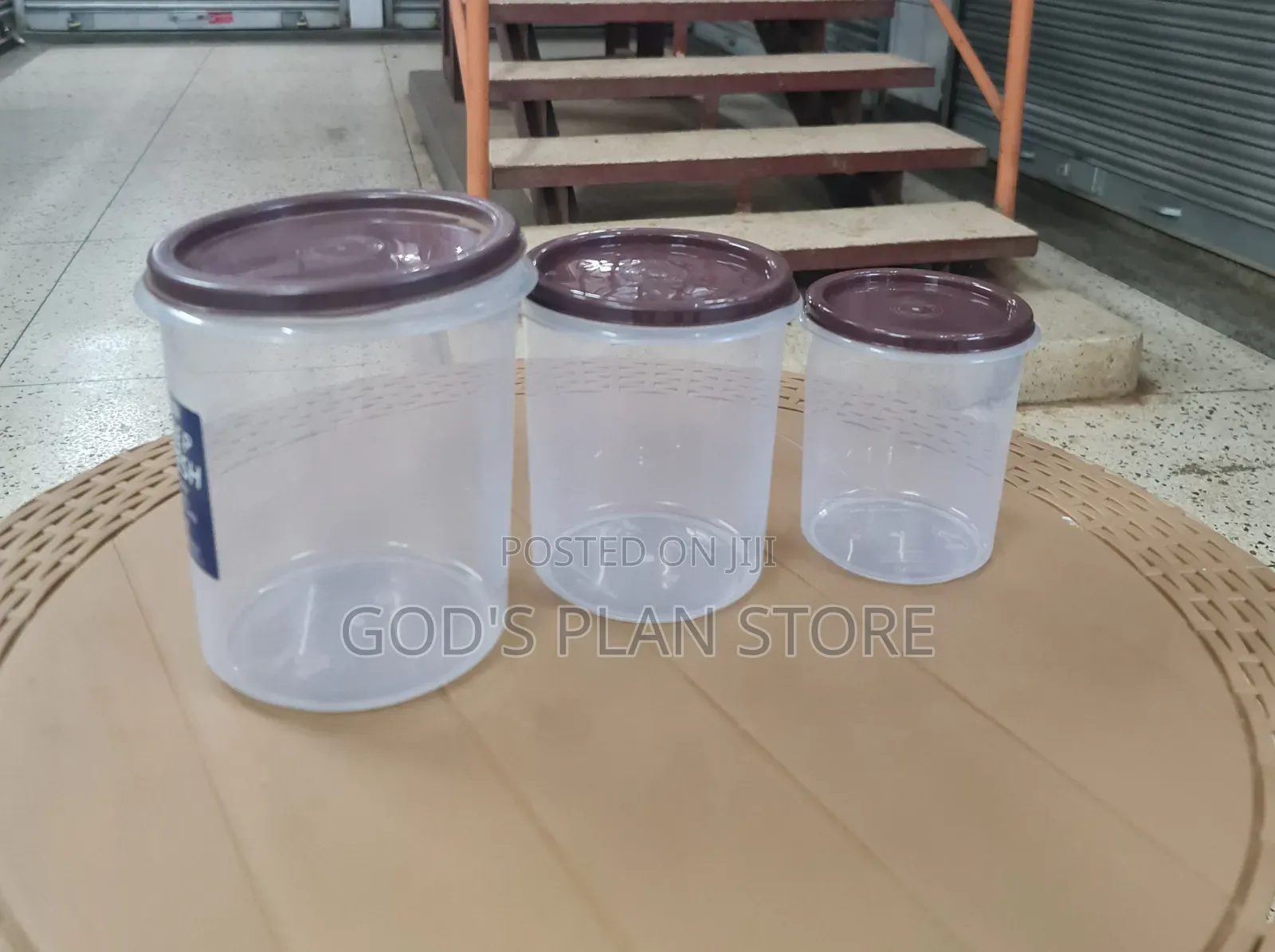 HDP 3pcs Plastic Food Storage Containers