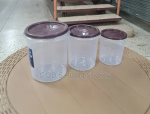 HDP 3pcs Plastic Food Storage Containers