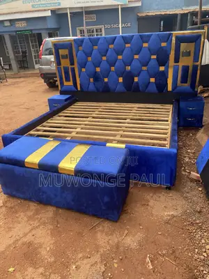 Geometric Cautioned Blue Light Beds