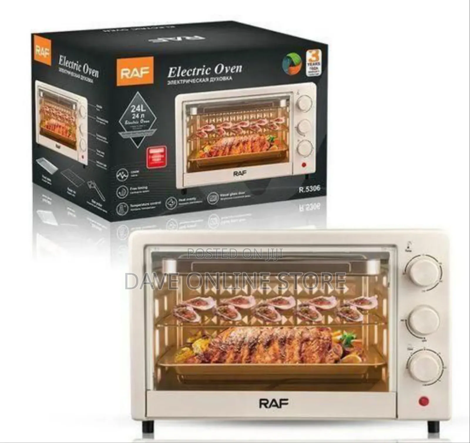 Raf R.5306w Compact 18l Electric Countertop Oven