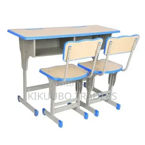 School Furniture Double Chair Student Desk
