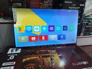 43 Inches Blank Ark Smart Android Digital Flat Screen Flameless.