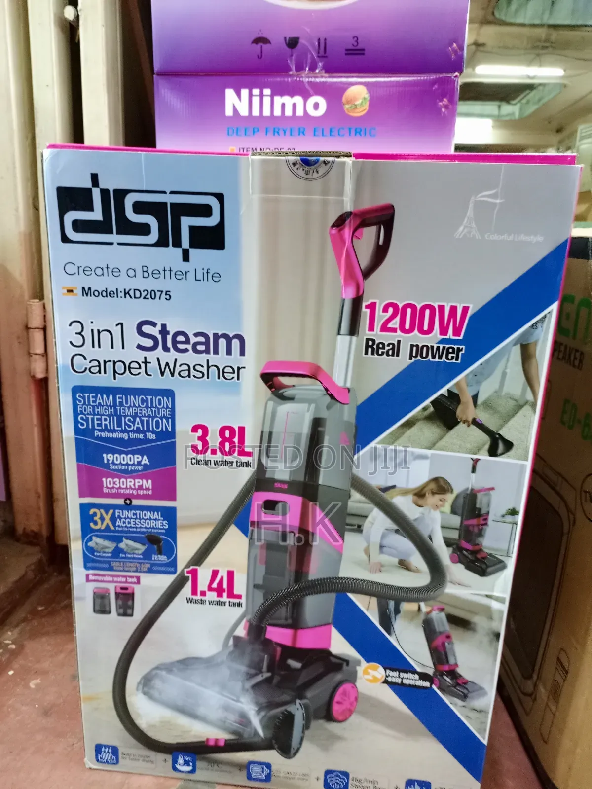 3-in-1 Steam Carpet Washer
