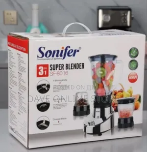 Sonifer 3 in 1 Blender - Multicolor