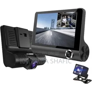 4-Inch Car Dash Cam - Black
