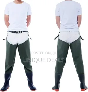 Fishing Waders Hip Waders Pvc Waterproof With Anti Slip Boots