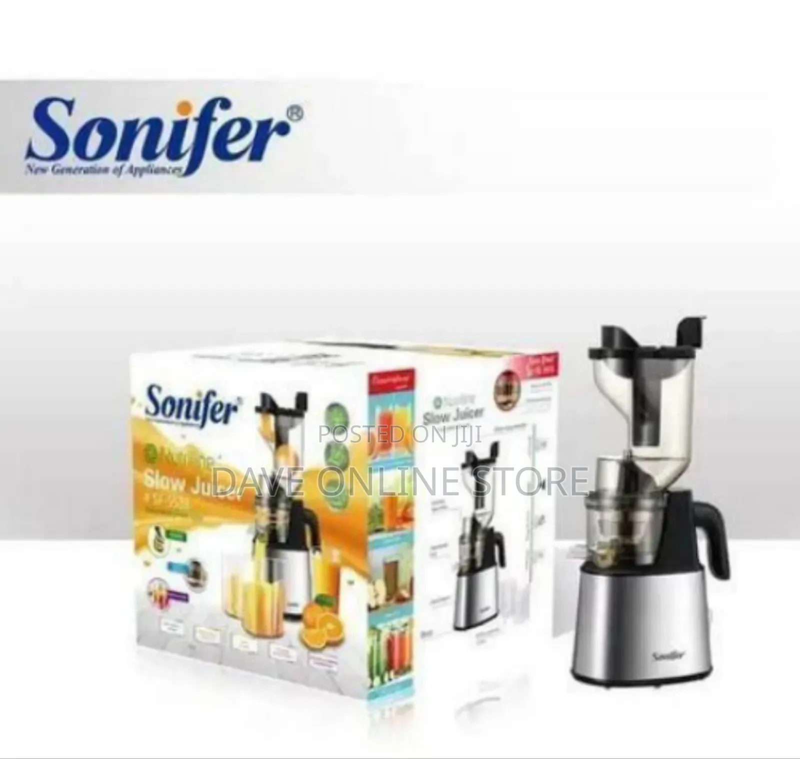 Sonifer Sonifer Slow Juicer - Masticating Juicer for Nutrient-Rich