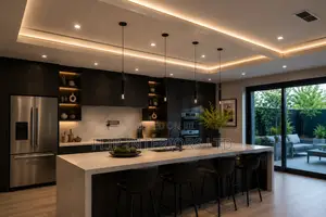 Modern Kitchen Ceiling Lighting Design Solutions