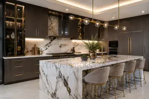 Luxury Marble Kitchen Cabinet Services